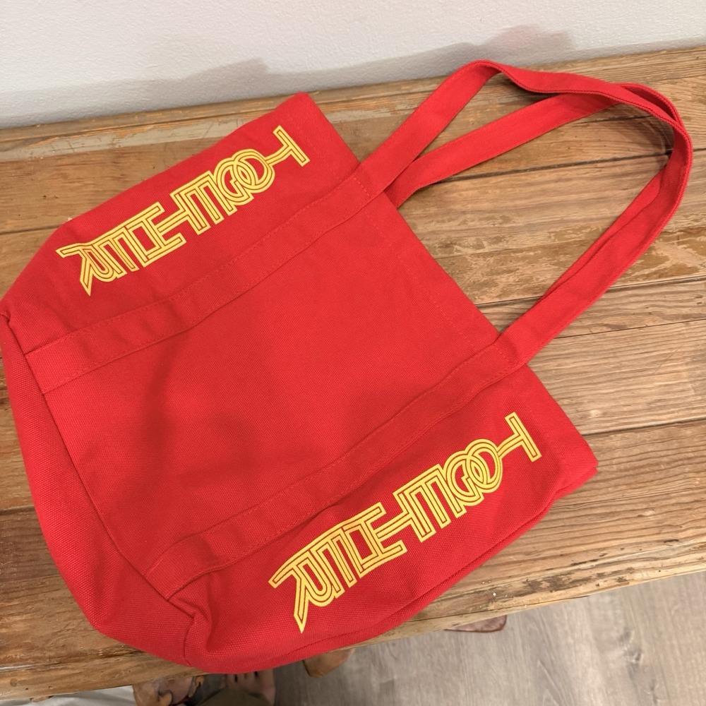 Harry Styles Together Together Tour Tote Bag Pop Up Exclusive Red Canvas 16x13